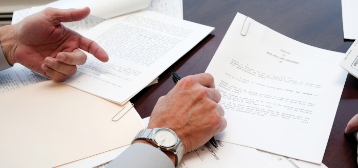 Person signing documents