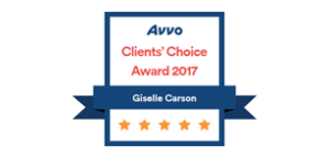 Logo for 2017 Avvo Clients' Choice Award